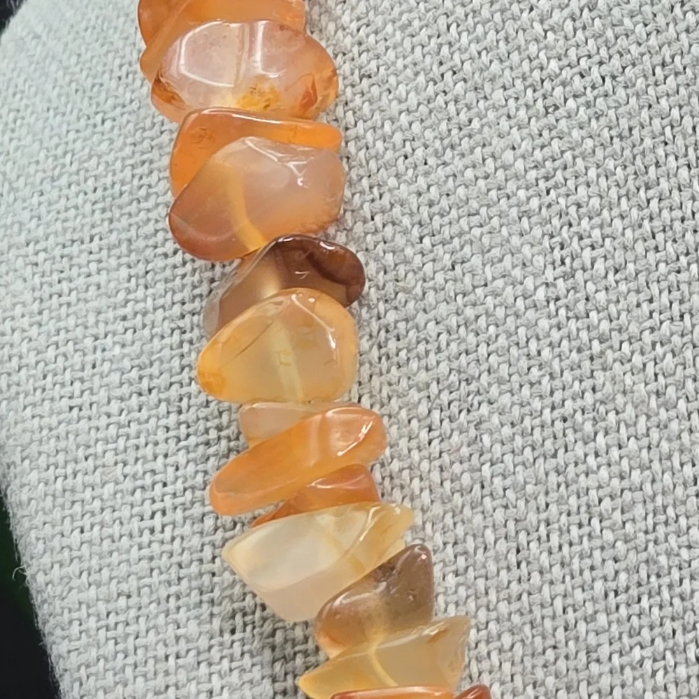 Carnelian Chip Necklace - Picture 4 of 4